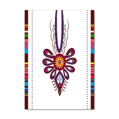 Plexiglasbilder vertikal Polnisches Volksmuster