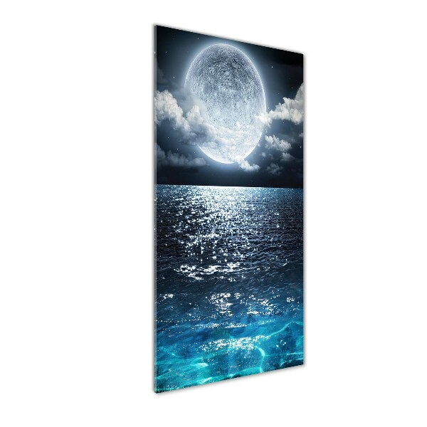 Bild auf Acrylglas vertikal Vollmond