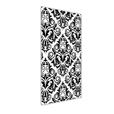 Modernes Acrylbild vertikal Ornamente