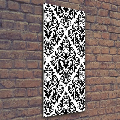 Modernes Acrylbild vertikal Ornamente