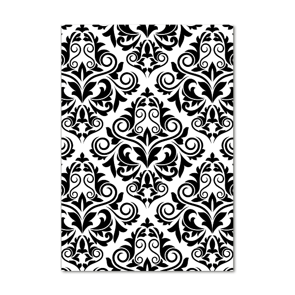 Modernes Acrylbild vertikal Ornamente