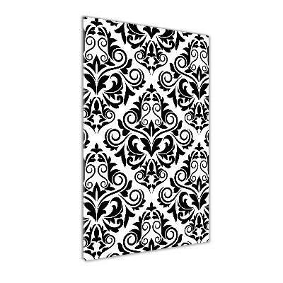 Modernes Acrylbild vertikal Ornamente