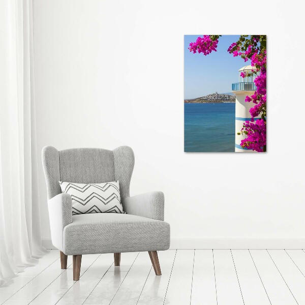 Bild auf Acrylglas vertikal Leuchtturm