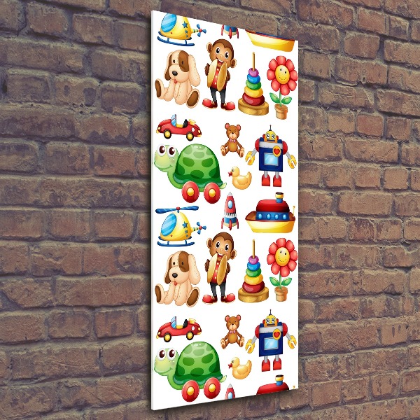 Bild auf Acrylglas vertikal Spielzeug