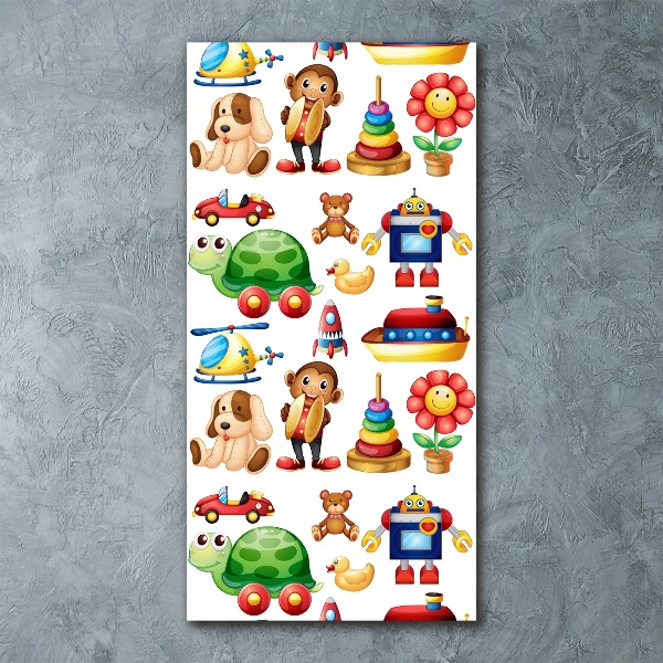 Bild auf Acrylglas vertikal Spielzeug