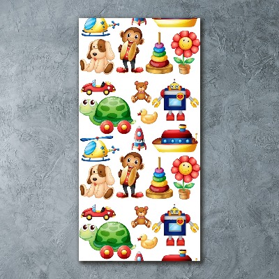 Bild auf Acrylglas vertikal Spielzeug