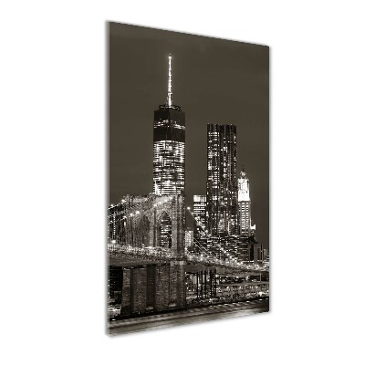 Modernes Acrylbild vertikal Manhattan, New York