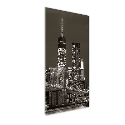 Modernes Acrylbild vertikal Manhattan, New York