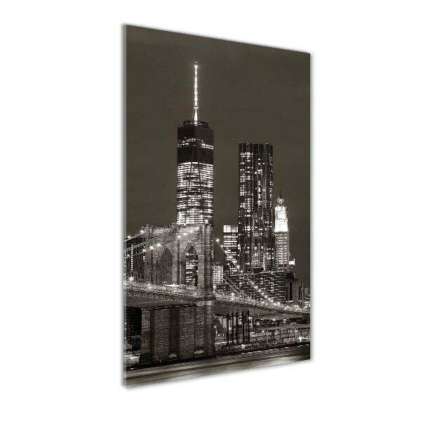 Modernes Acrylbild vertikal Manhattan, New York