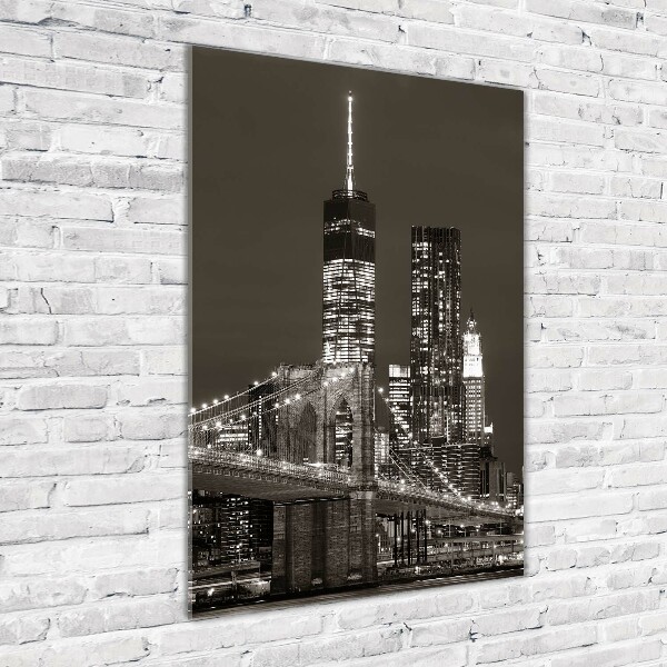 Modernes Acrylbild vertikal Manhattan, New York