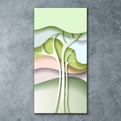 Bild auf Acrylglas vertikal Abstrakter Baum