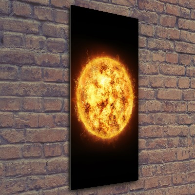 Bild auf Acrylglas vertikal Sonne