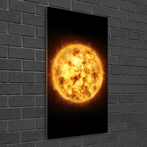 Bild auf Acrylglas vertikal Sonne