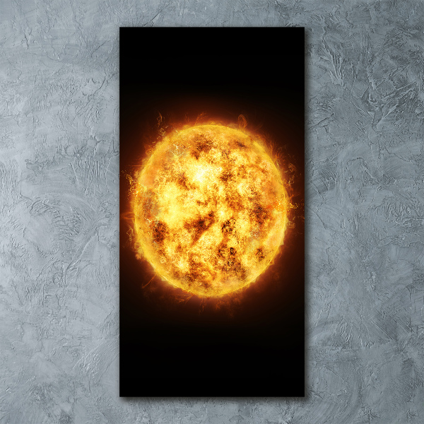 Bild auf Acrylglas vertikal Sonne
