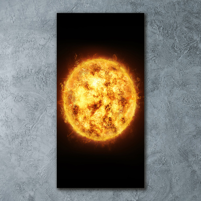 Bild auf Acrylglas vertikal Sonne