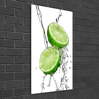 Bild auf Acrylglas vertikal Kalk