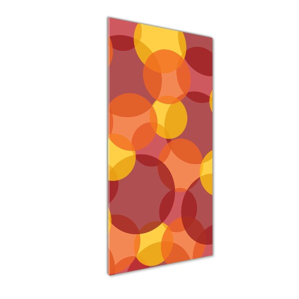 Acrylbild vertikal Bunte Kreise