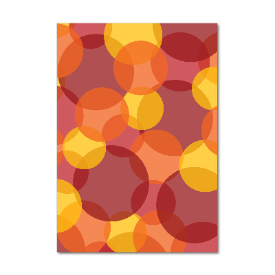 Acrylbild vertikal Bunte Kreise