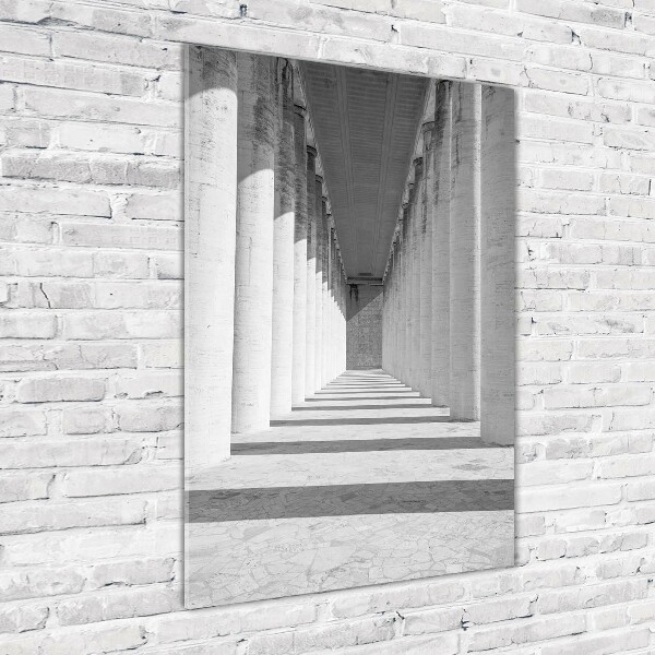 Acrylbild vertikal Korridor