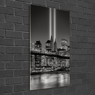 Bild auf Acrylglas vertikal Manhattan, New York