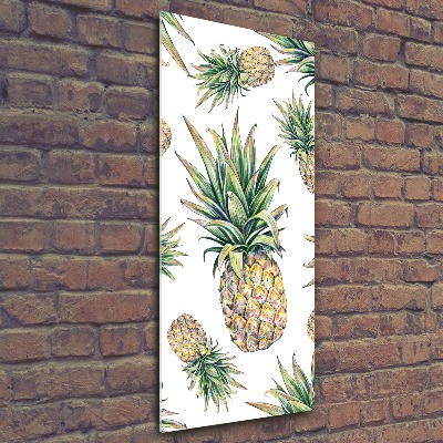 Bild auf Acrylglas vertikal Ananas