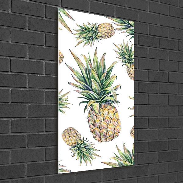 Bild auf Acrylglas vertikal Ananas