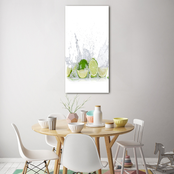 Acrylbild vertikal Kalk