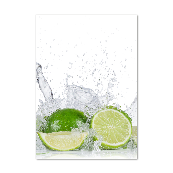 Acrylbild vertikal Kalk