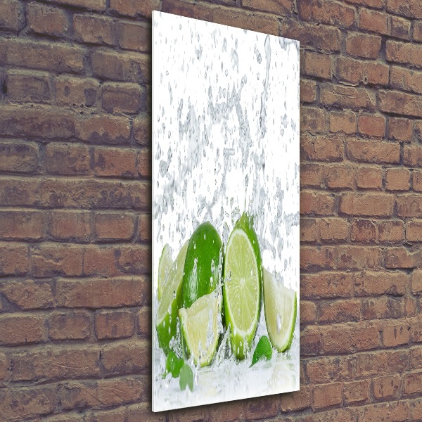 Bild auf Acrylglas vertikal Kalk