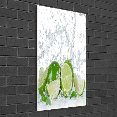 Bild auf Acrylglas vertikal Kalk