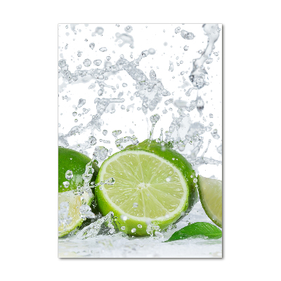 Bild auf Acrylglas vertikal Kalk