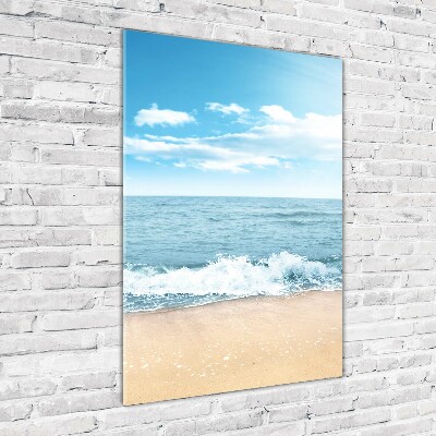 Bild auf Acrylglas vertikal Strand und Meer
