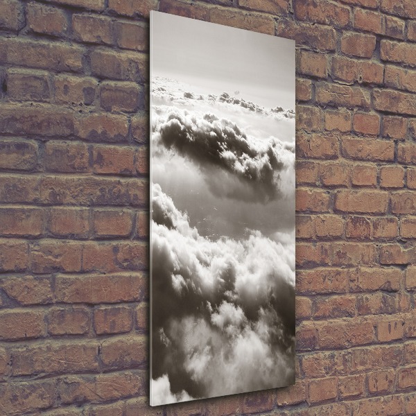 Plexiglasbilder vertikal Flug über den Wolken