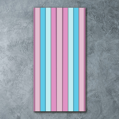 Plexiglasbilder vertikal Bunte Streifen