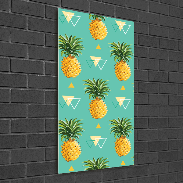 Plexiglasbilder vertikal Ananas