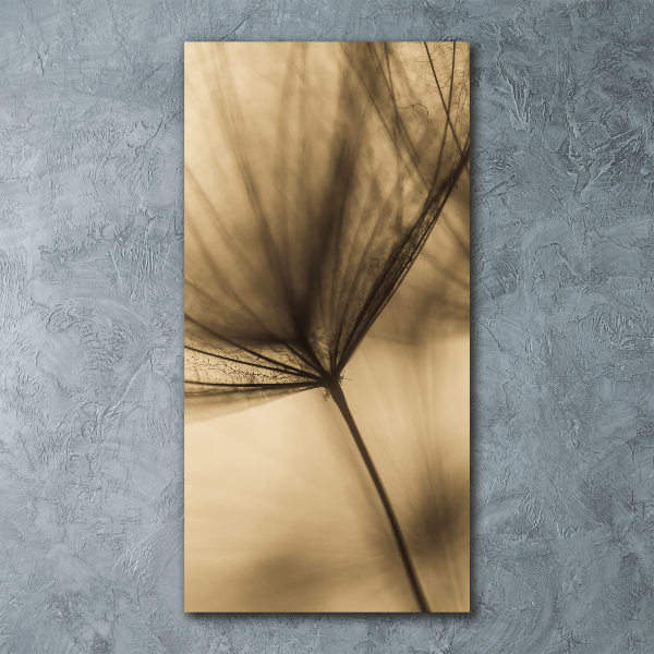 Acrylbild vertikal Löwenzahnsamen