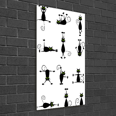 Plexiglasbilder vertikal Katzen
