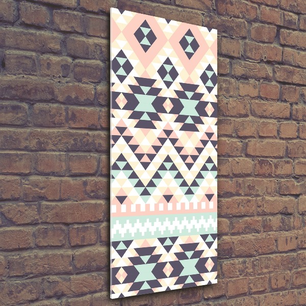 Acrylbild vertikal Ethnische Zugehörigkeit