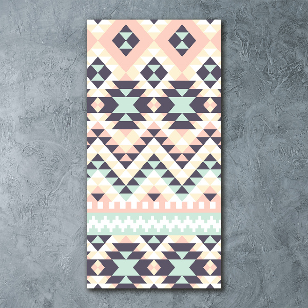 Acrylbild vertikal Ethnische Zugehörigkeit