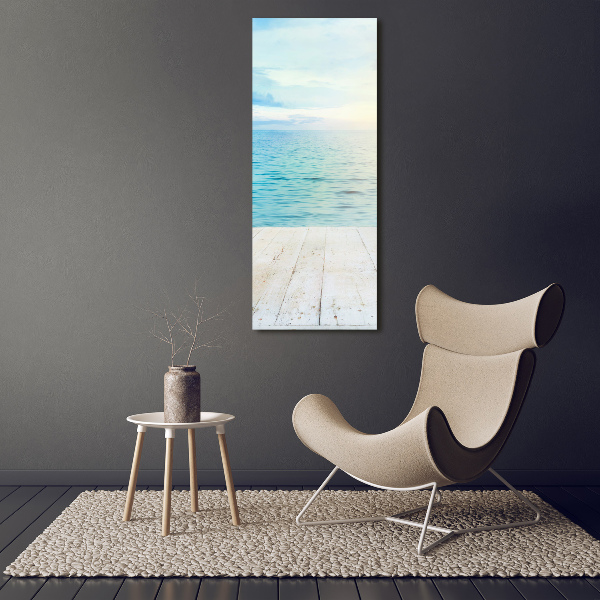 Bild auf Acrylglas vertikal Tropischer Strand