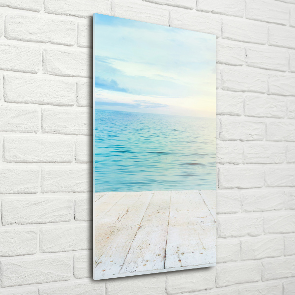 Bild auf Acrylglas vertikal Tropischer Strand
