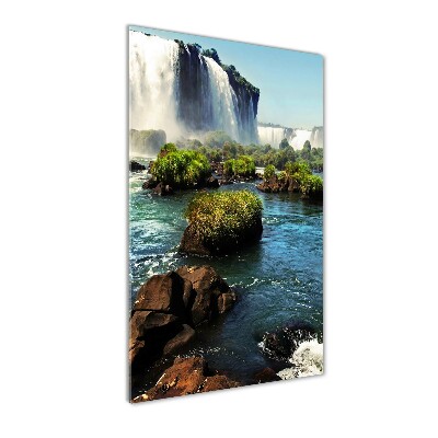 Plexiglasbilder vertikal Igazu-Wasserfall
