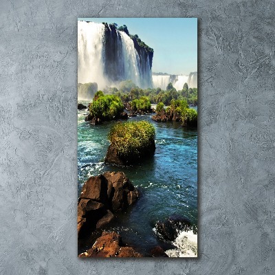 Plexiglasbilder vertikal Igazu-Wasserfall