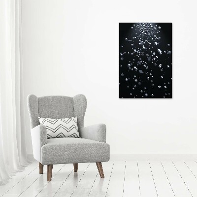 Acrylbild vertikal 3D-Abstraktion