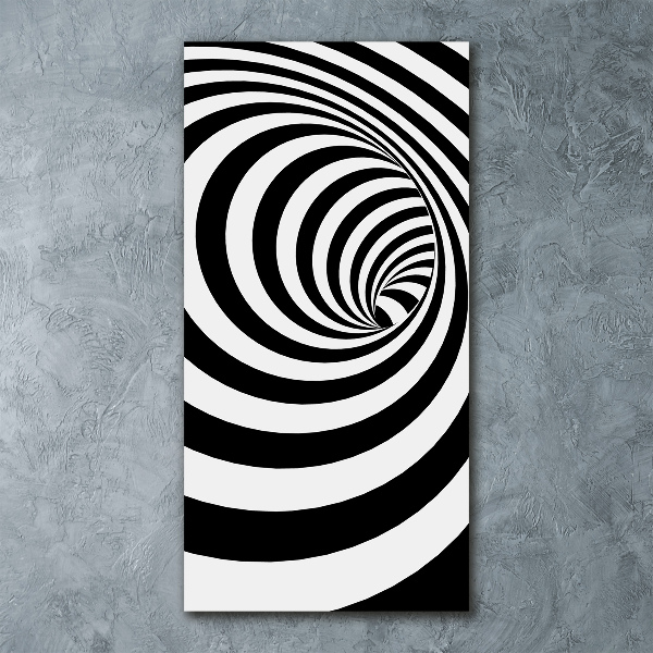 Bild auf Acrylglas vertikal Gestreifte Spirale