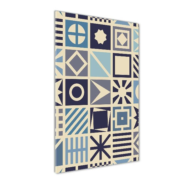 Bild auf Acrylglas vertikal Geometrischer Hintergrund
