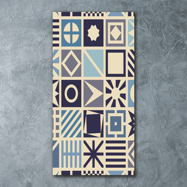 Bild auf Acrylglas vertikal Geometrischer Hintergrund