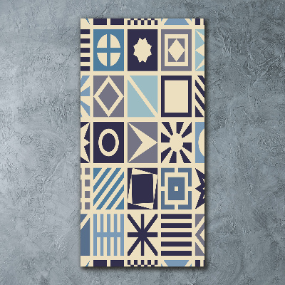 Bild auf Acrylglas vertikal Geometrischer Hintergrund