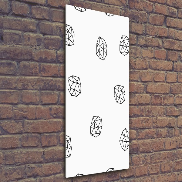 Plexiglasbilder vertikal Abstraktes Muster