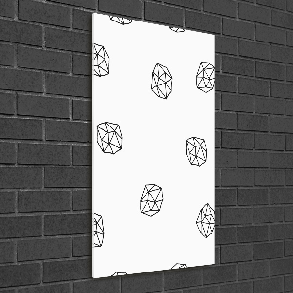 Plexiglasbilder vertikal Abstraktes Muster